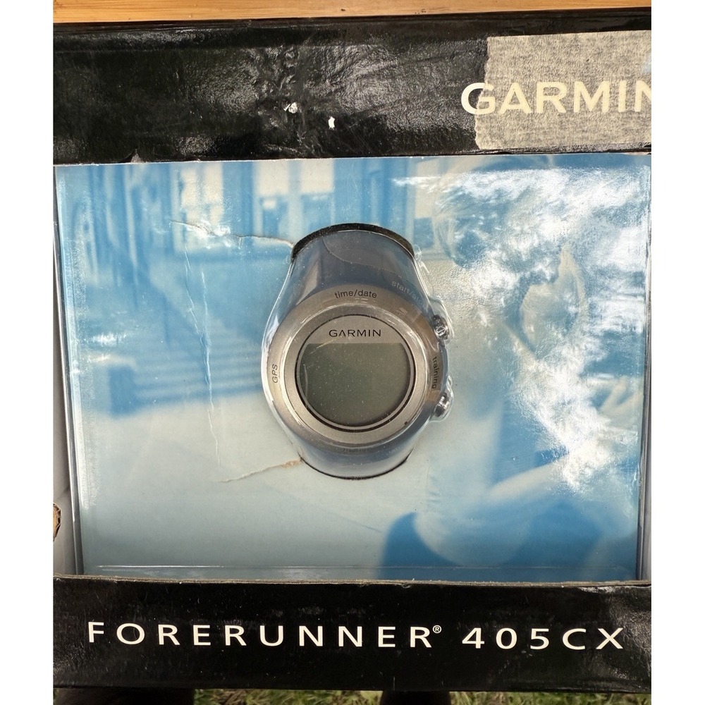 Garmin Forerunner 405CX GPS Sport Watch with Heart‎ Rate Monitor (Blue)